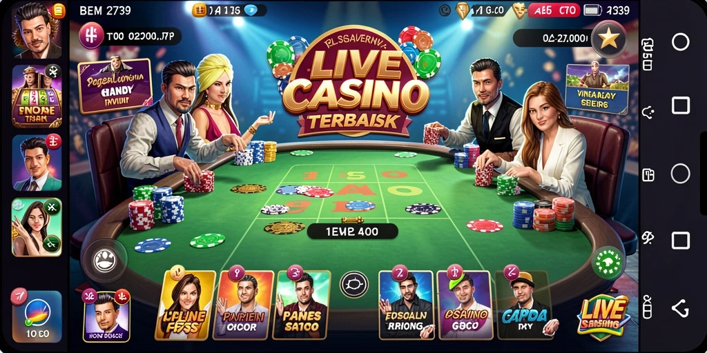 Tampilan gameplay seru dari 2739 dalam Live Casino.