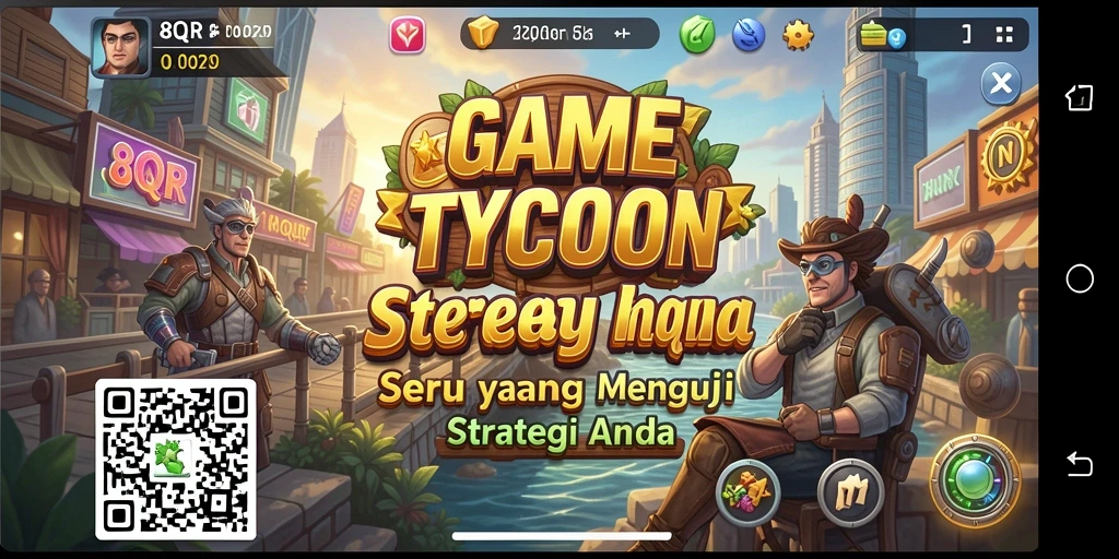 Gameplay Tycoon yang mendebarkan dan interaktif dalam 8QR.