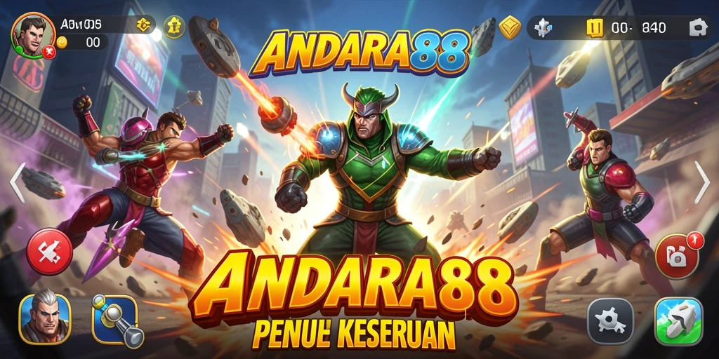 Tampilan menarik dari gameplay ANDARA88 yang penuh tantangan.