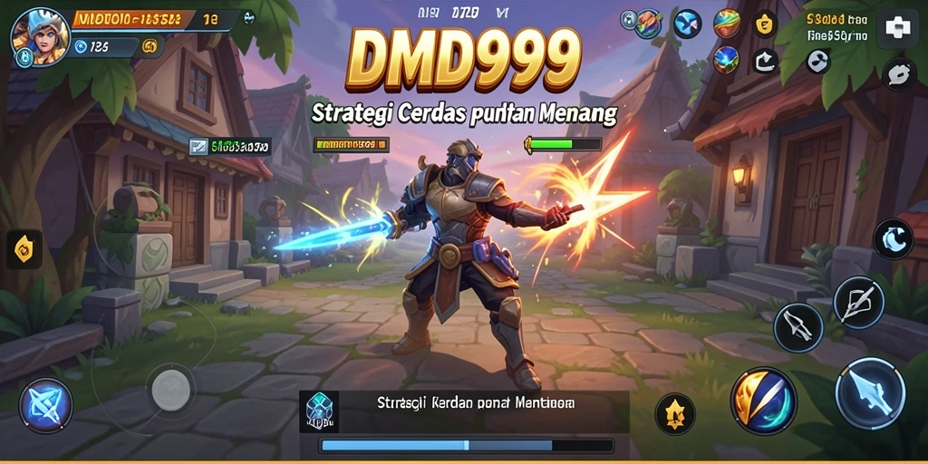 Tampilan gameplay DMD999 yang penuh strategi dan pertempuran epik.