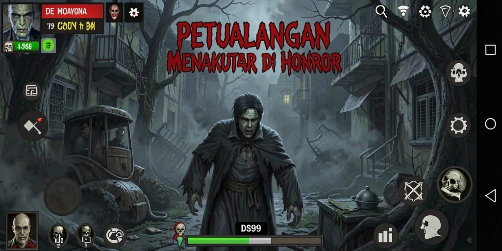 Gameplay DS99 yang mencekam dan penuh ketegangan.