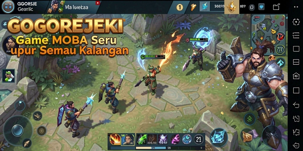 Tampilan gameplay seru GOGOREJEKI yang memikat.