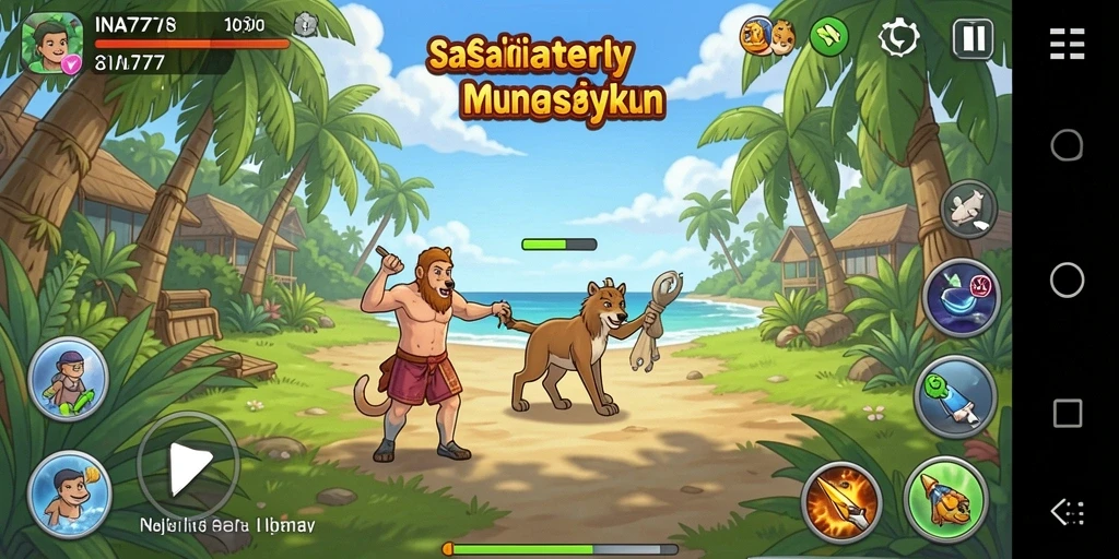 Screenshot INA777 menampilkan momen seru dalam permainan Casual.