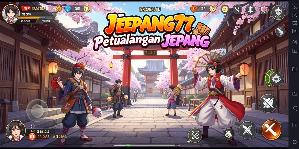 Screenshot permainan <strong>JEPANG77</strong> menampilkan momen seru dalam petualangan.