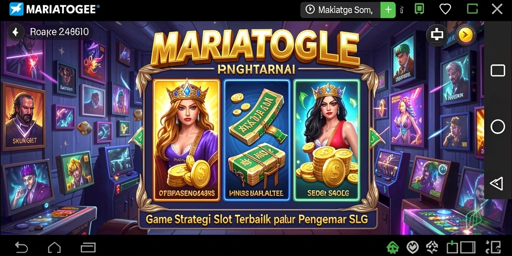 Screenshot gameplay MARIATOGEL menunjukkan aksi seru dan strategi mendalam.