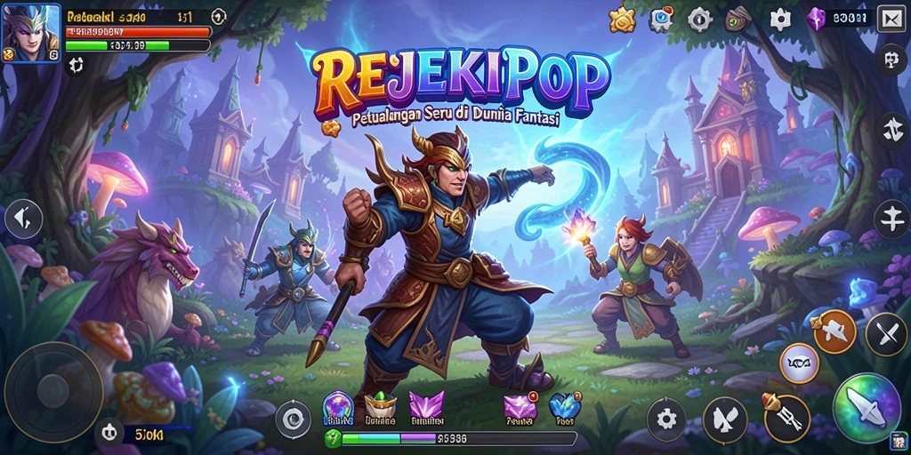 Gameplay menakjubkan di dunia fantasi REJEKIPOP.