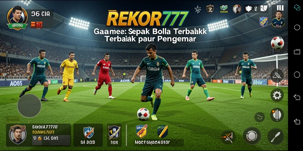 Tampilan gameplay <strong>REKOR777</strong> yang menegangkan dan beraksi di lapangan.