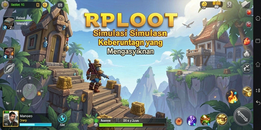 Tampilan gameplay RPLOOT yang mengasyikkan dan penuh tantangan.