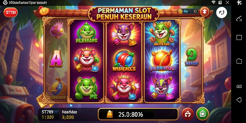 Tampilan gameplay ST789 yang menarik dan penuh warna.