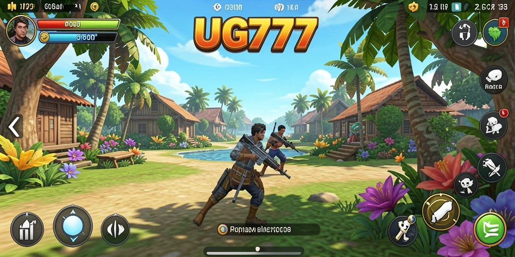 Tampilan gameplay UG777 yang menarik dan penuh warna.